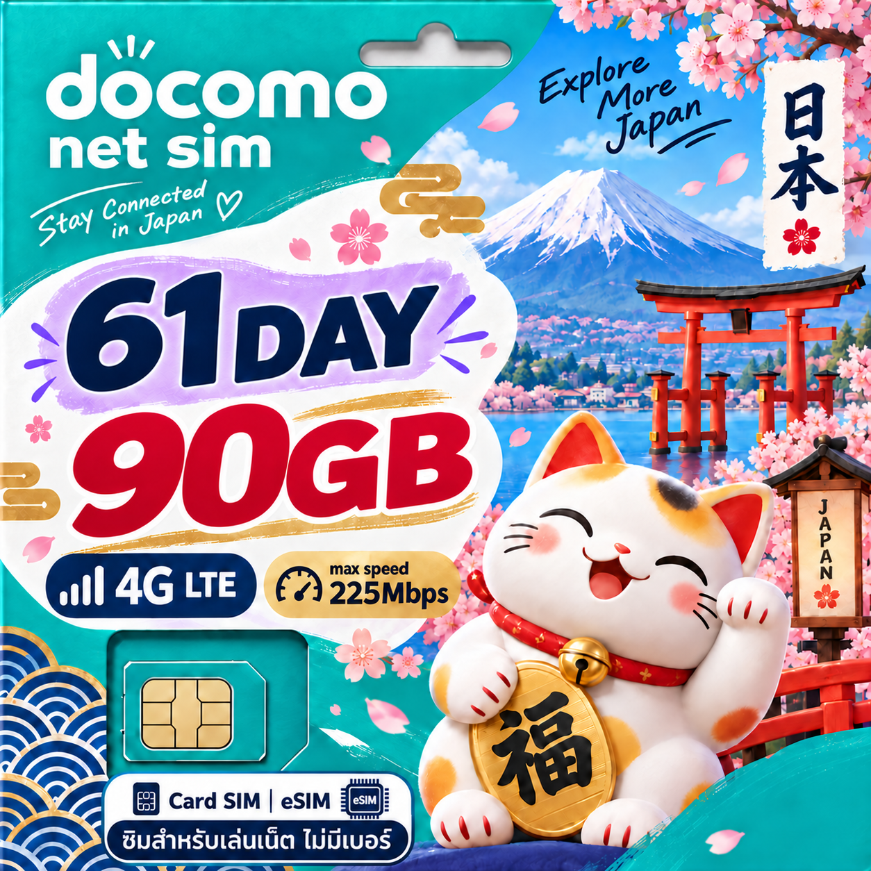 Japan Premium Prepaid - docomo net sim